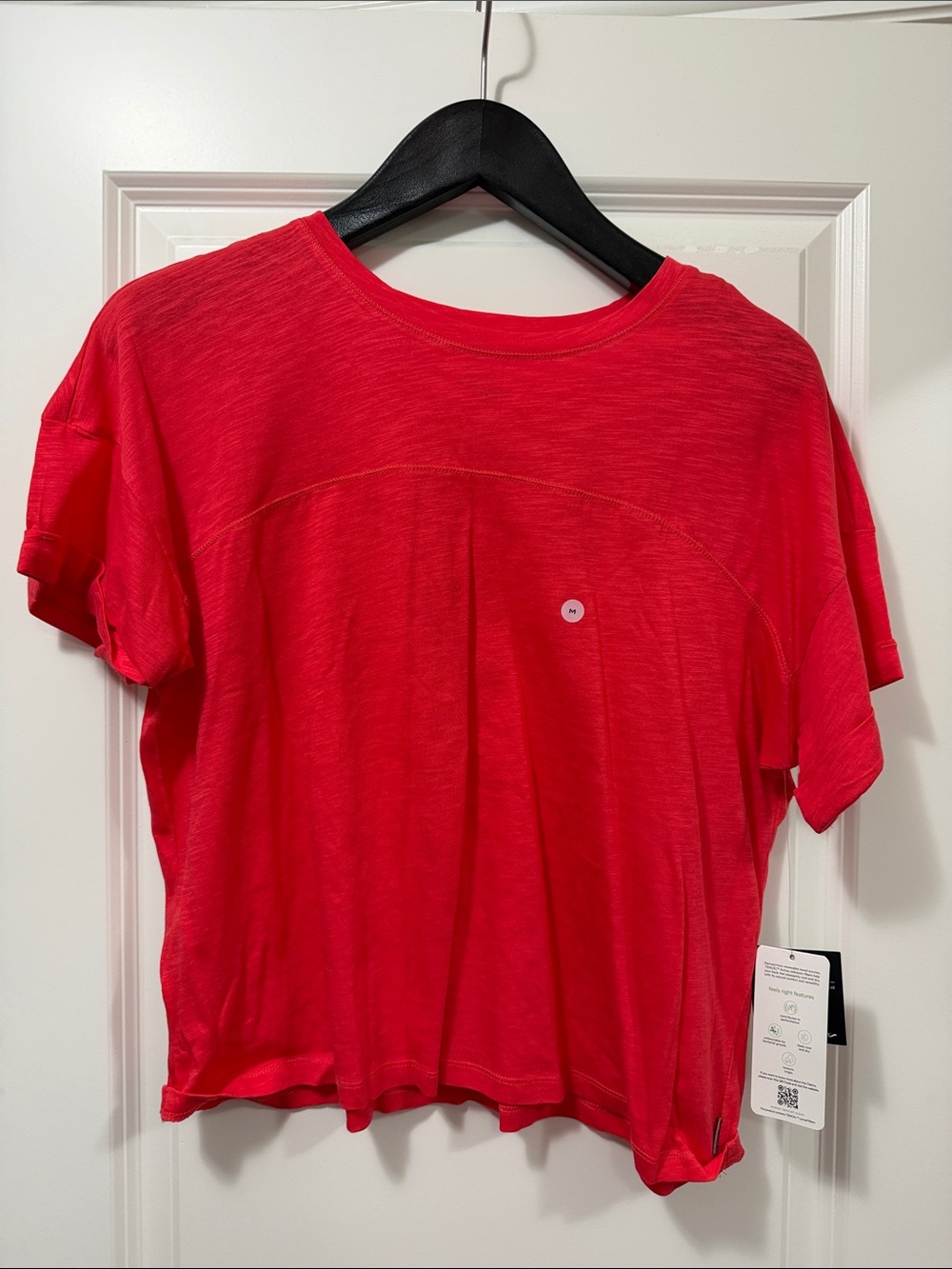 Women’s Relaxed Short Sleeve Top - Red